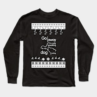 Merry Christmas Dog Long Sleeve T-Shirt